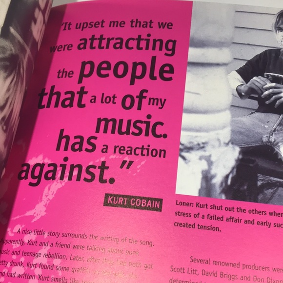 Vintage 1996 Nirvana Softcover Book By Jeremy Dean - Picture 10 of 13